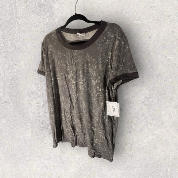 LulaRoe Liv Tshirt-Size XLarge-Heather Grey Print TshirT -NWT - Picture 1 of 5